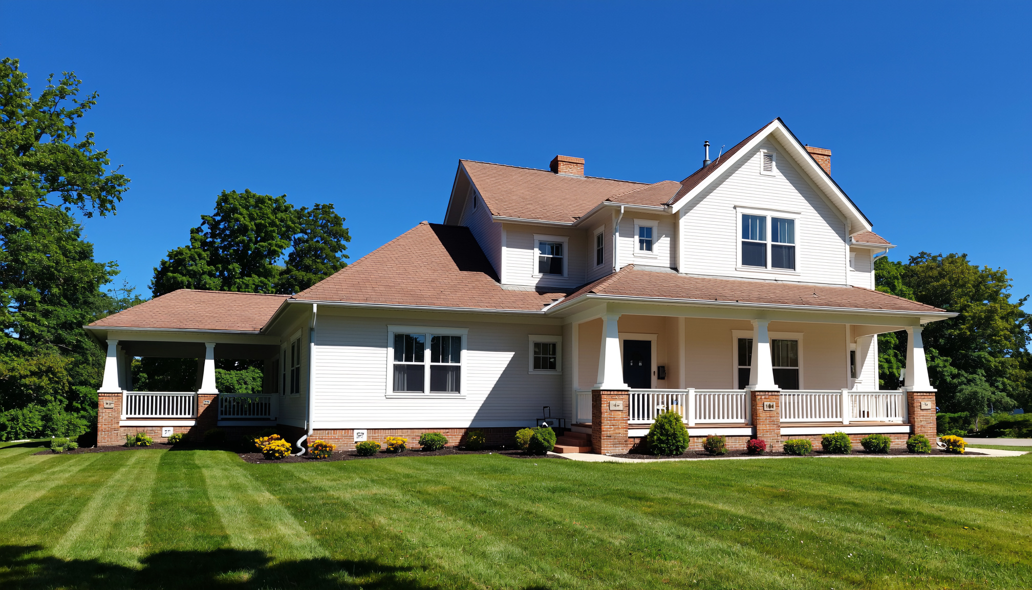 Milwaukee, WI with seamless rain gutters